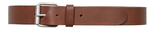 Cahrartt Wip Cinta Script Belt Cognac Silver Carhartt Wip Uomo Marrone