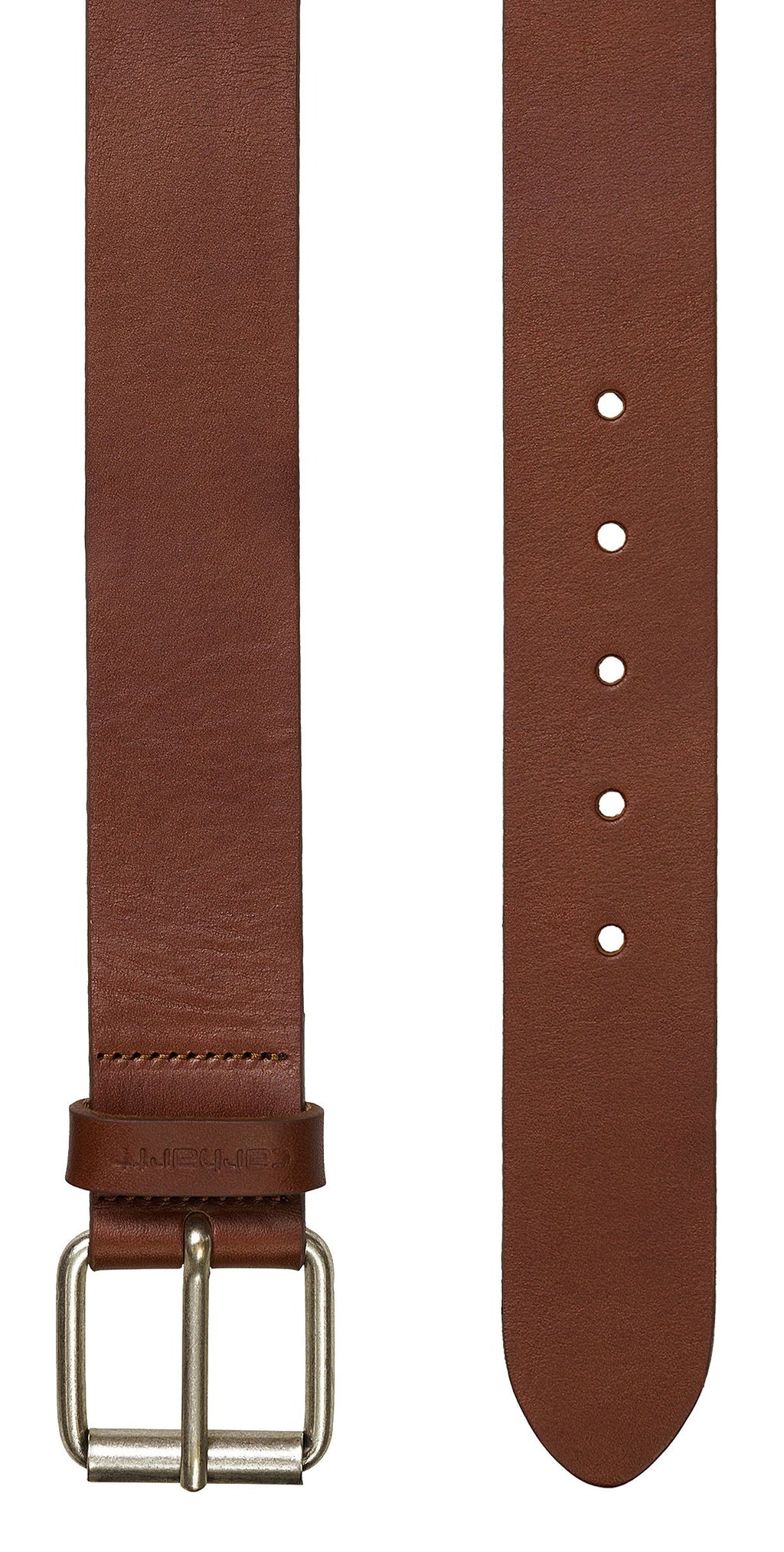 Carhartt Wip Cahrartt Wip Cinta Script Belt Cognac Silver Marrone Uomo - 2