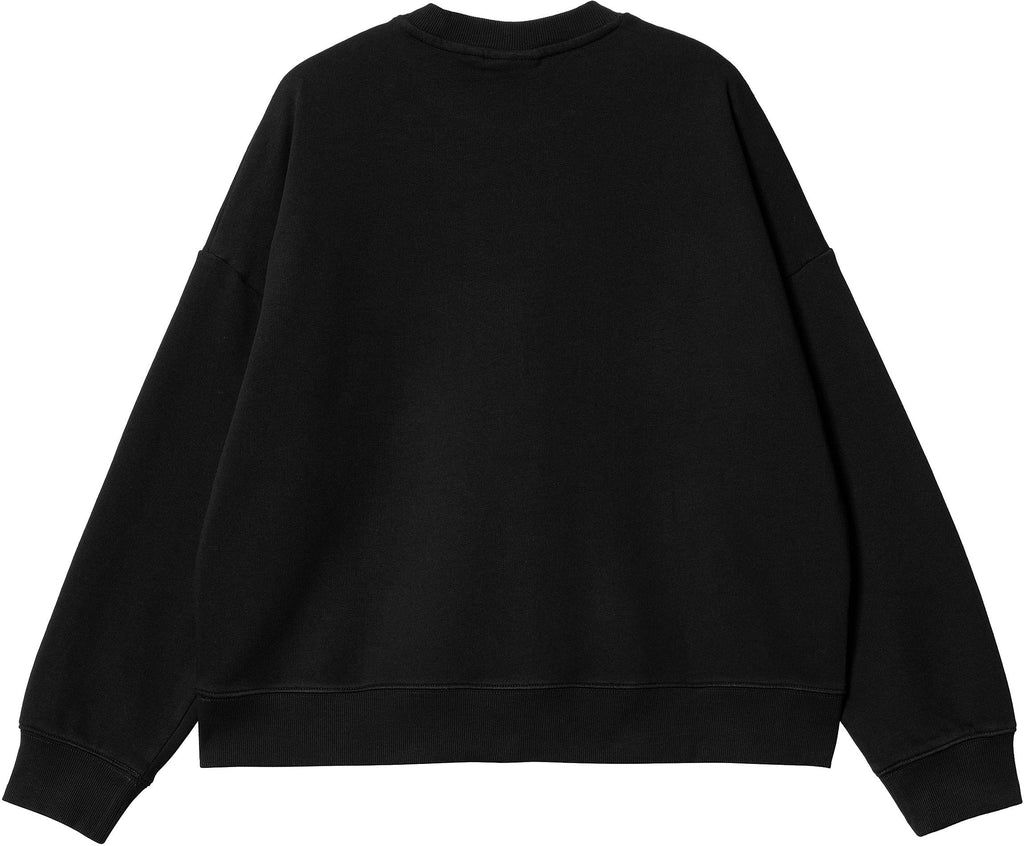Carhartt Wip Felpa W Chester Sweatshirt Black Nero Donna - 2