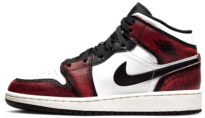 Jordan Air 1 Mid Se Wear-away Chicago Rosso Donna - 2