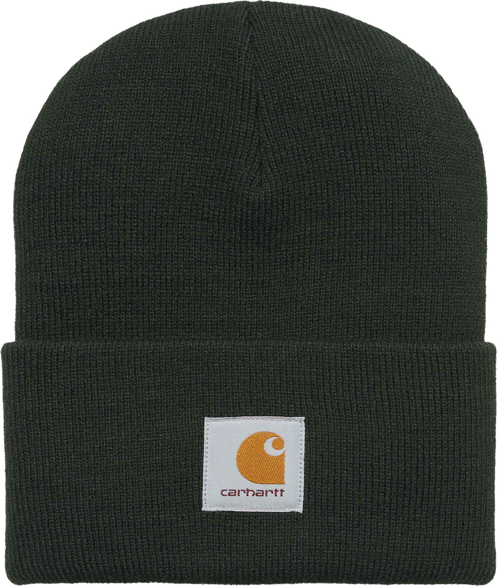 Carhartt Wip Cuffia Acrylic Watch Hat Dark Cedar Verde Uomo - 1