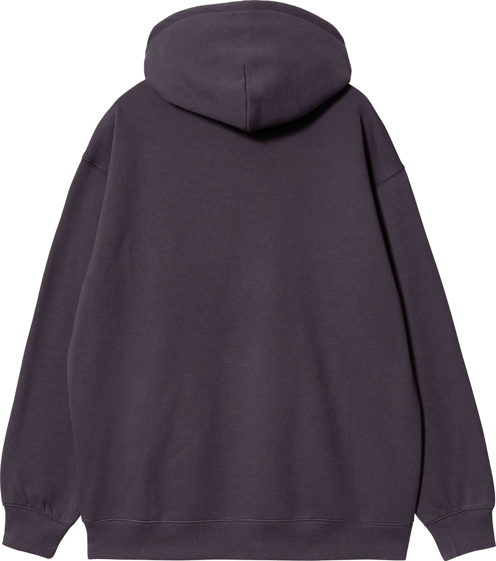 Carhartt Wip Felpa W Hooded Carhartt Sweatshirt Artichoke Misty Sag Viola Donna - 2