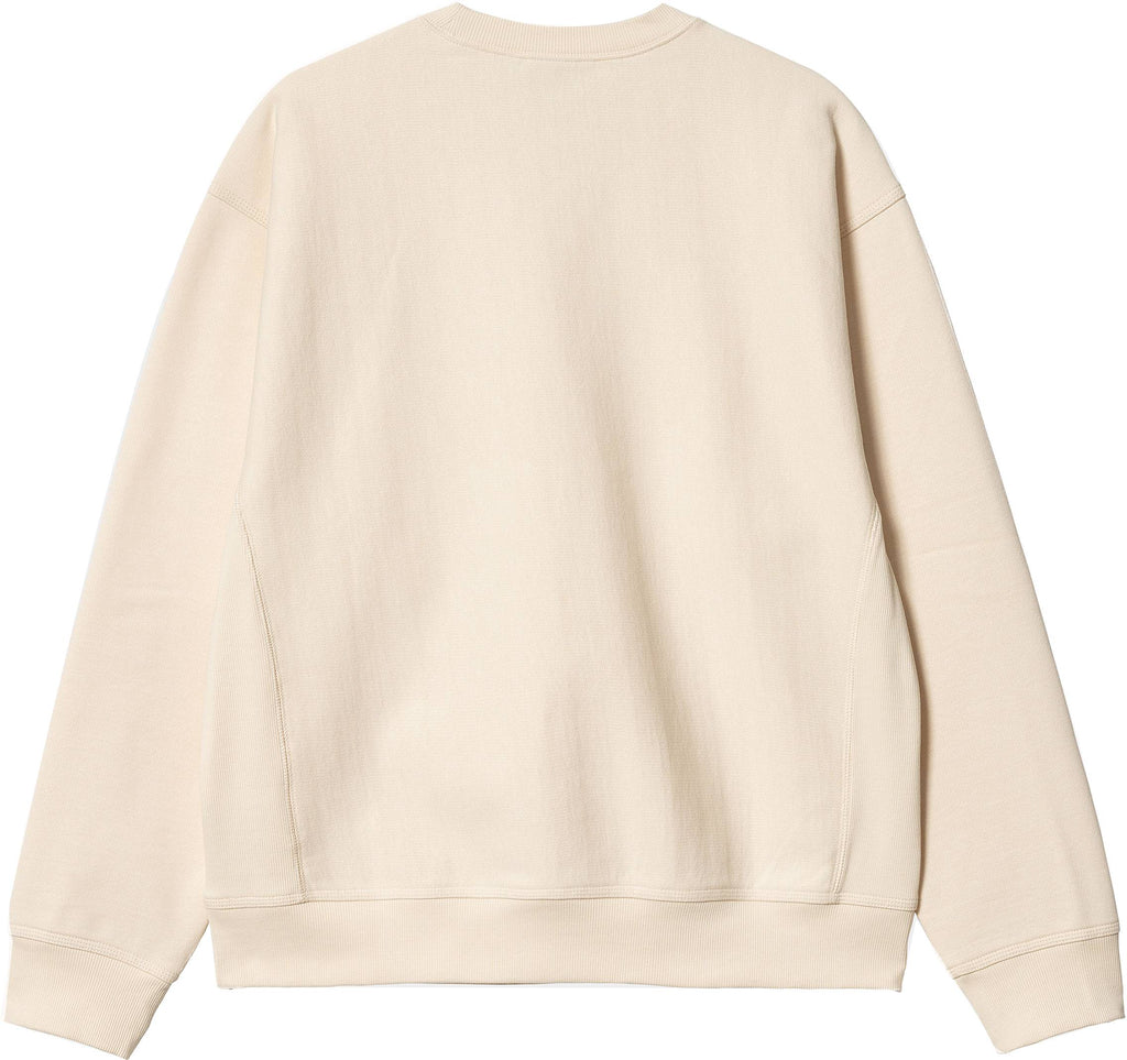 Carhartt Wip Felpa American Script Sweat Calico Beige Uomo - 2