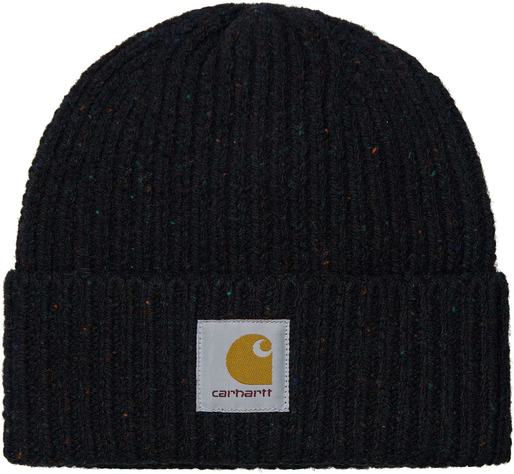 Carhartt Wip Cuffia Anglistic Beanie Speckled Black Nero Uomo - 1