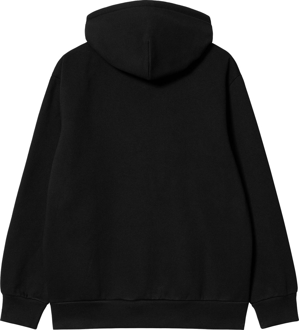 Carhartt Wip Felpa Hooded Happy Script Sweat Black Nero Uomo - 2