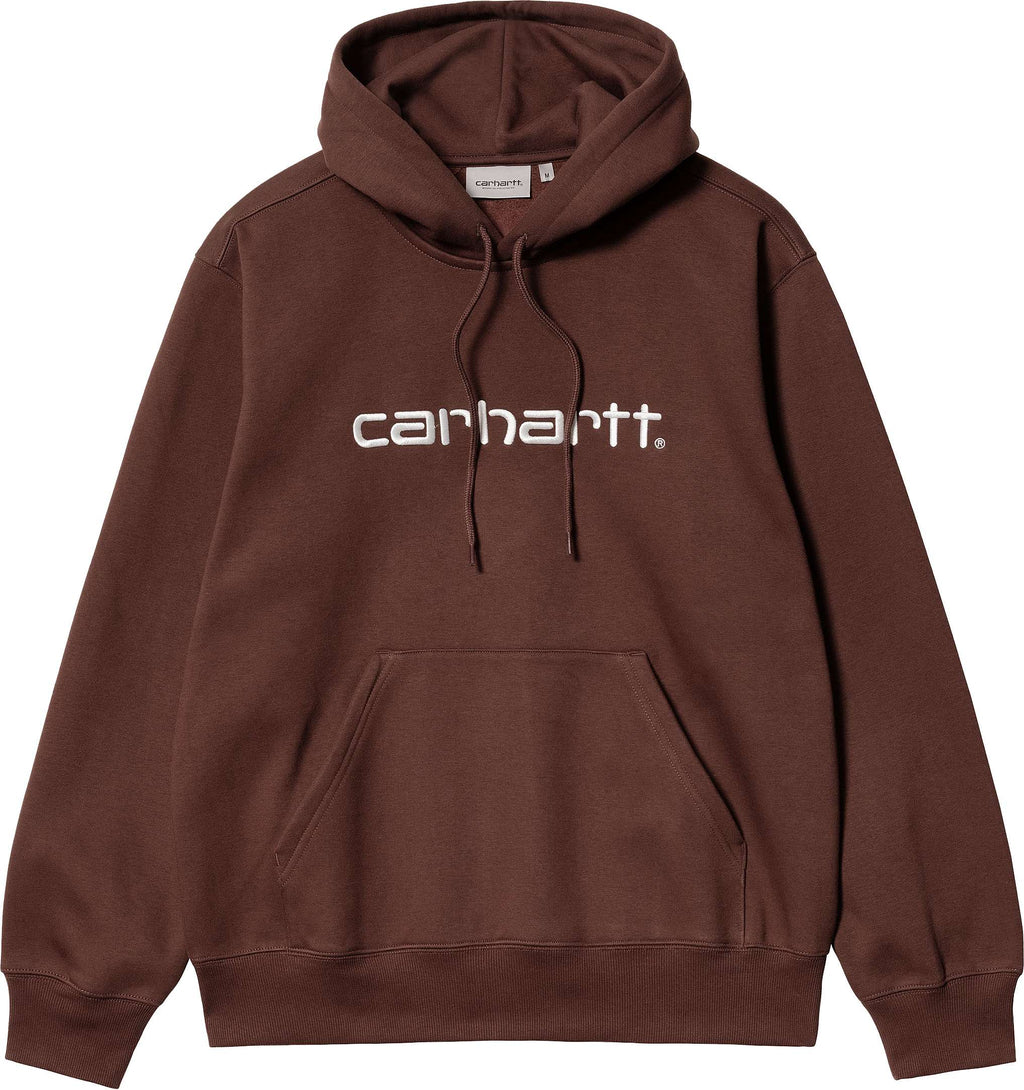 Carhartt Wip Felpa Hooded Sweat Ale Wax Marrone Uomo - 1