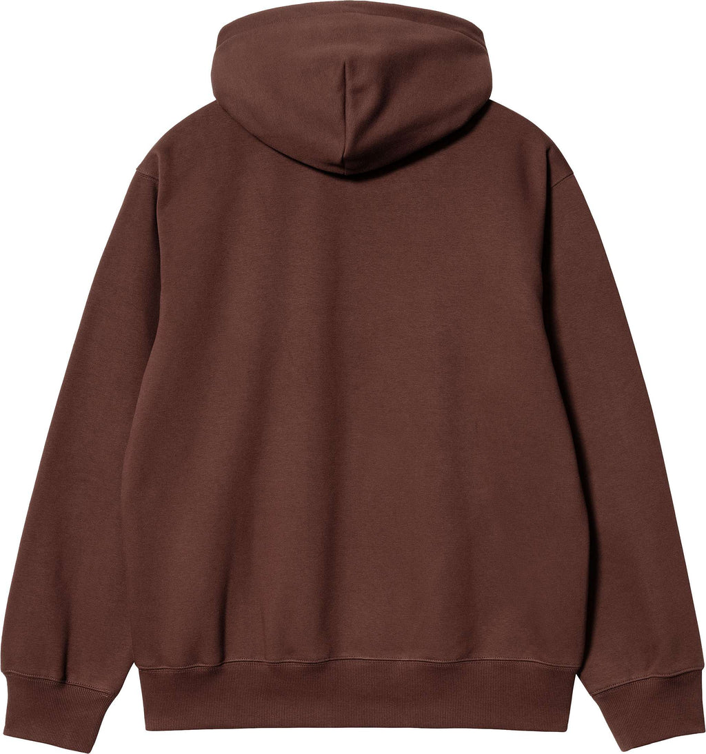 Carhartt Wip Felpa Hooded Sweat Ale Wax Marrone Uomo - 3
