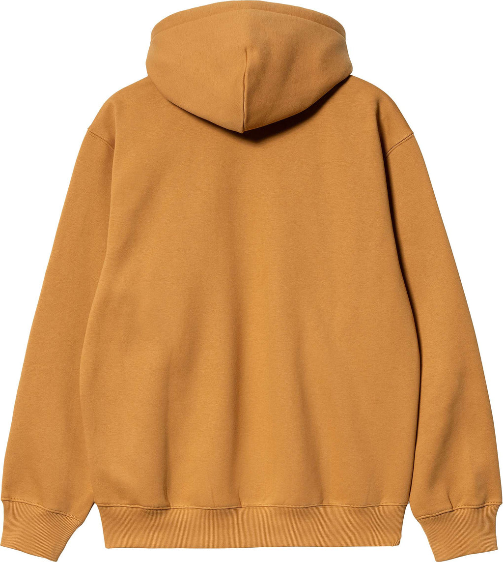 Carhartt Wip Felpa Hooded Sweat Ochre Dark Navy Giallo Uomo - 2