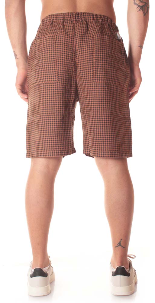 Bottega Chilometri Zero Madson Short Barletta Ruggine Marrone Uomo - 3
