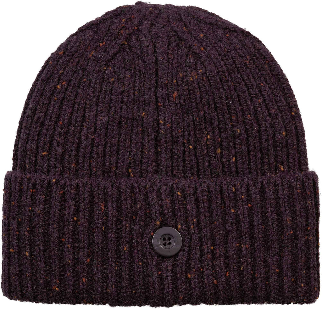 Carhartt Wip Cuffia Anglistic Beanie Speckled Dark Plum Viola Uomo - 2