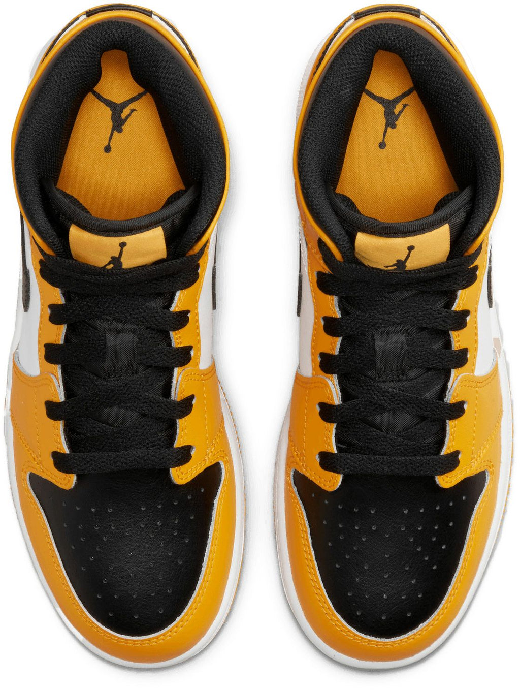 Jordan Air 1 Mid Taxi Gs Giallo Donna - 4