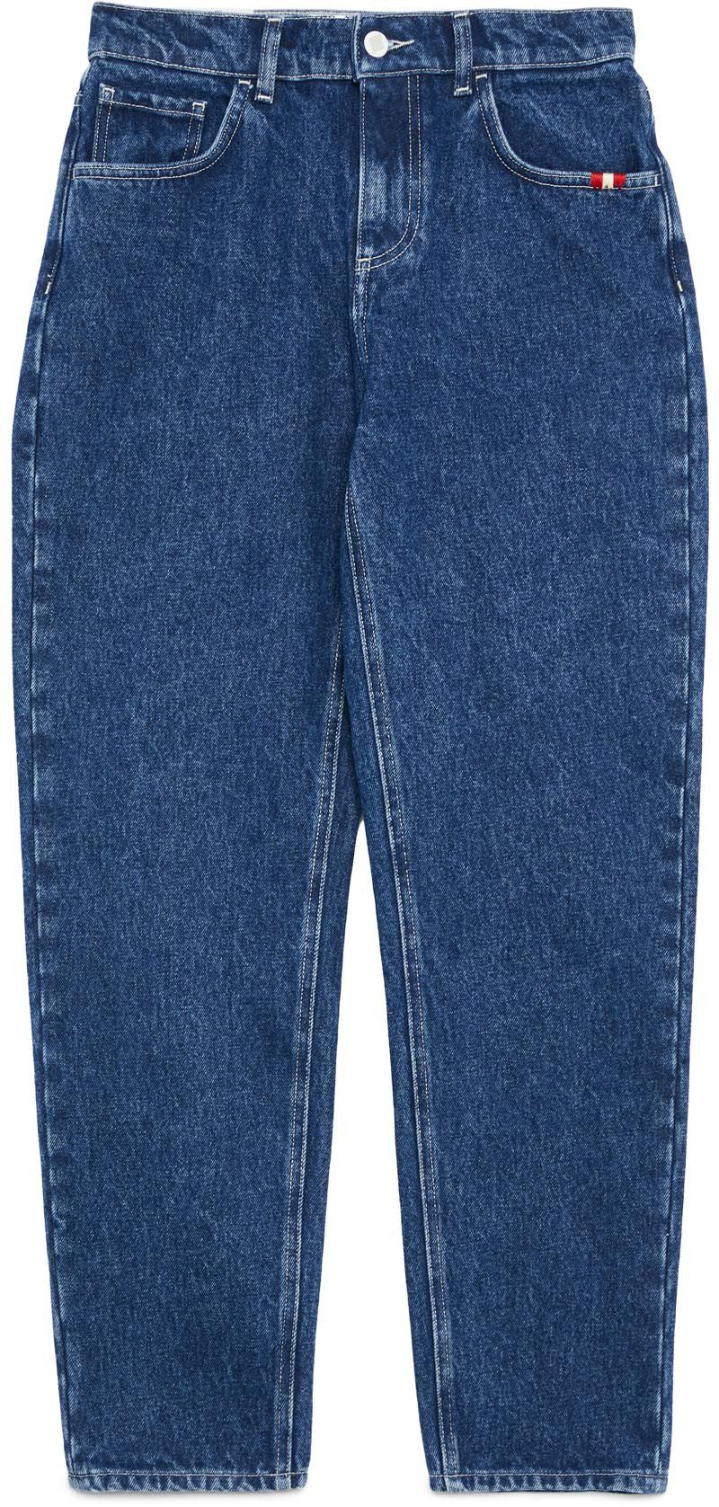 Amish Jeans James Denim Stone Wash Blue Uomo - 1
