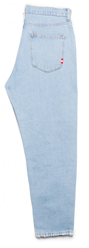 Amish Pantaloni Jeans Jeremiah Denim Bleached Blu Uomo - 2