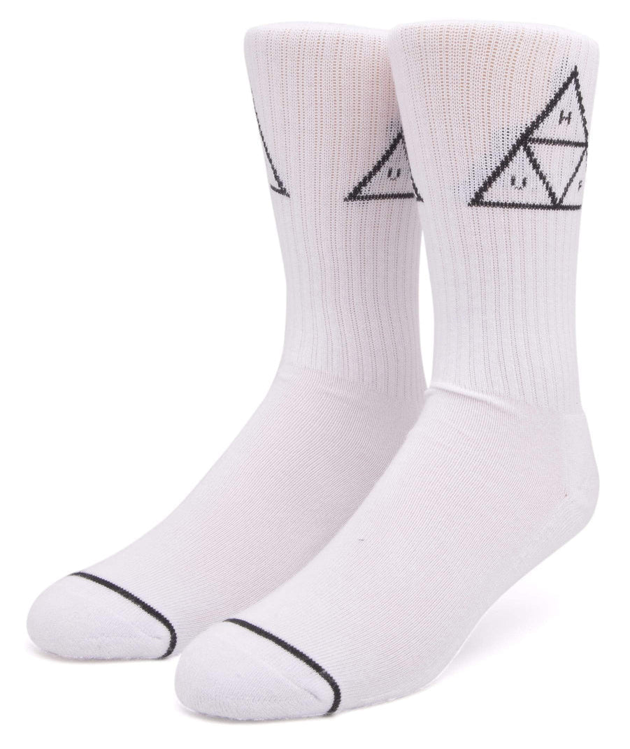 Huf Calze Essential Tt Crew Sock White Bianco Uomo - 1