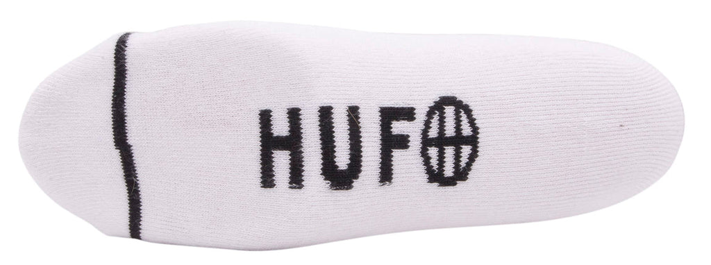 Huf Calze Essential Tt Crew Sock White Bianco Uomo - 2