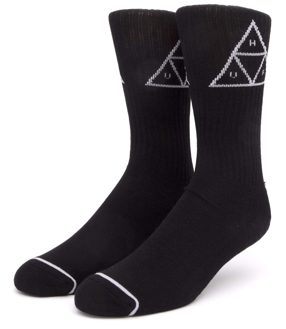 Huf Calze Essential Tt Crew Sock Black Nero Uomo - 1