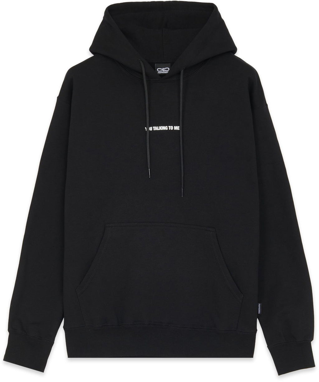 Propaganda Felpa Ribs Taxi Hoodie Black Nero Uomo - 2