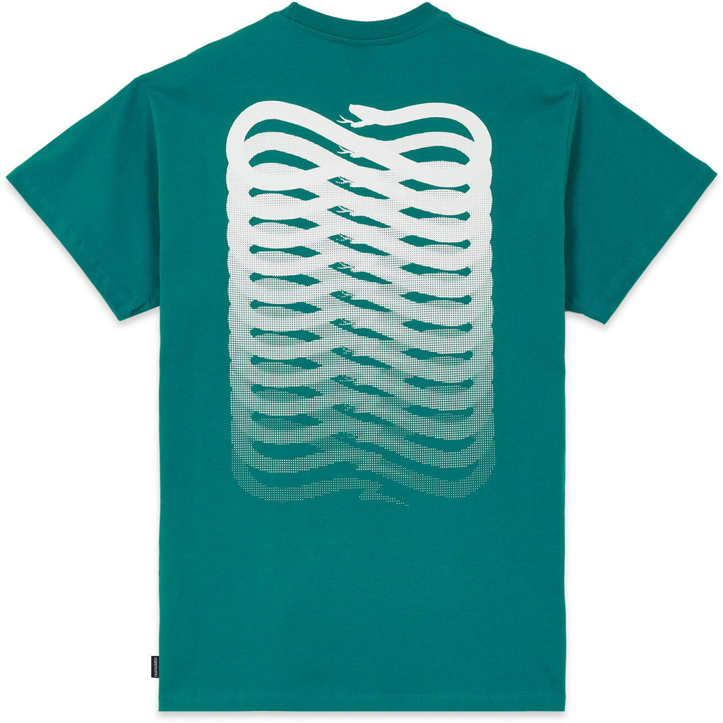 Propaganda T-shirt Ribs Petrol Verde Uomo - 1