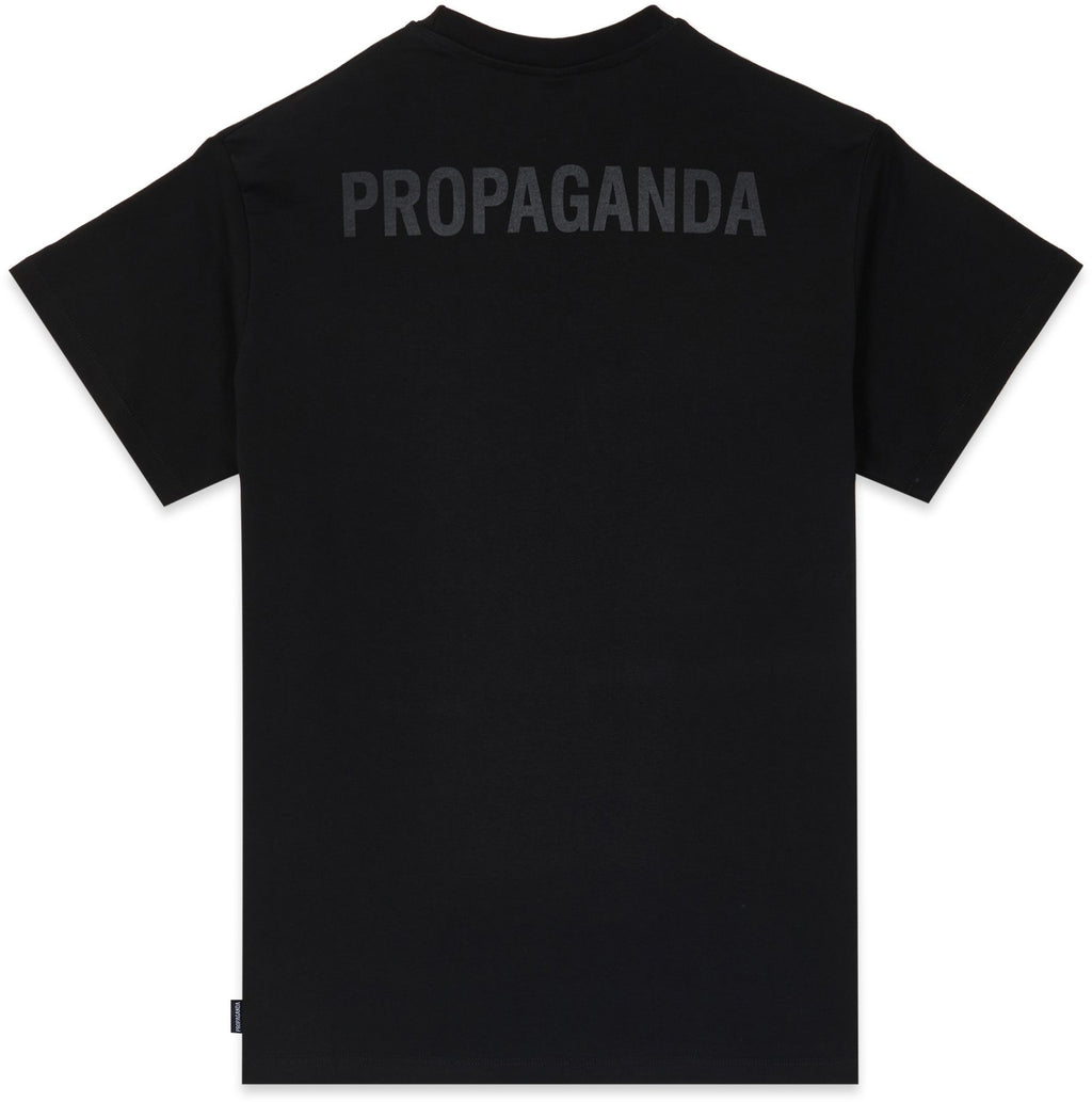 Propaganda T-shirt Logo Black Nero Uomo - 2