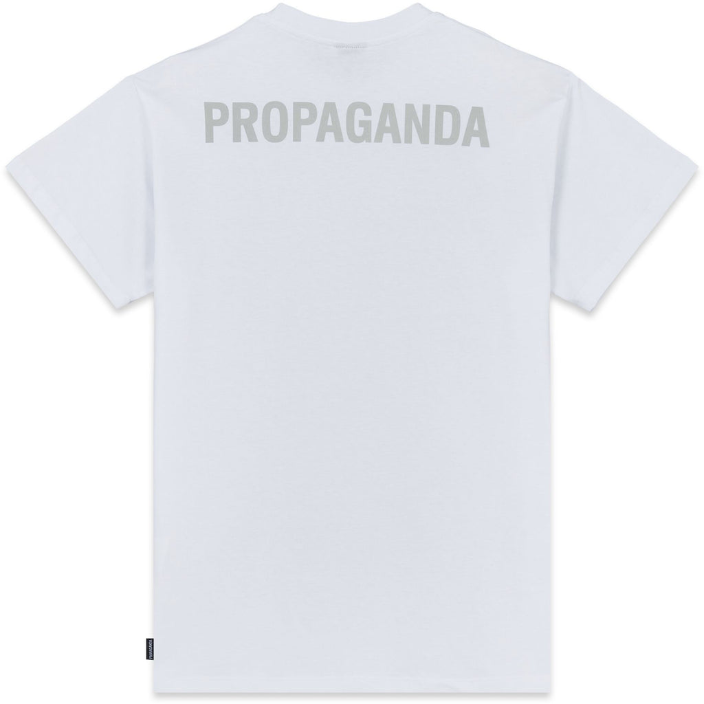 Propaganda T-shirt Logo White Bianco Uomo - 2