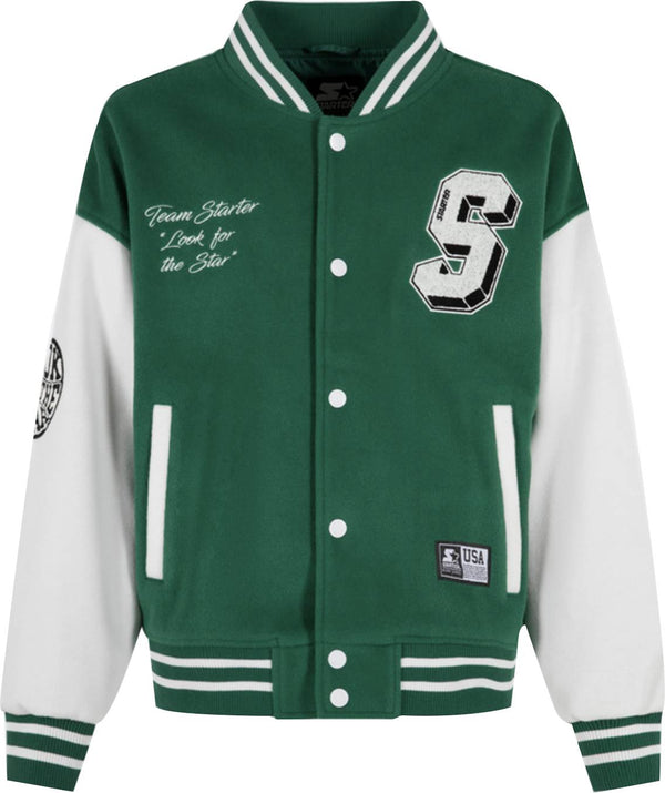 Starter giacca Varsity Jacket panno verde