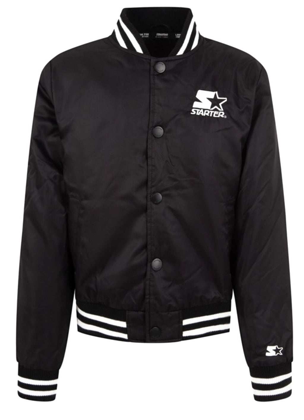 Starter Giacca Varsity Jacekt Nylon Nero Uomo - 2