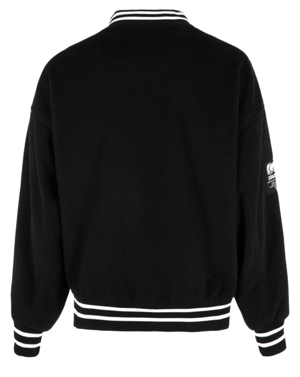 Starter Giacca Varsity Jacket Panno Nero Uomo - 2