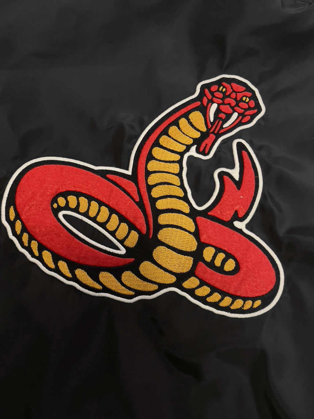 Propaganda Giacca Bomber Baseball Nero Uomo - 4