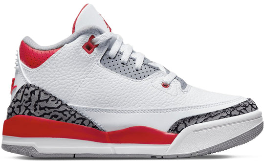 Jordan 3 Retro Fire Red 2022 Ps Donna Rosso