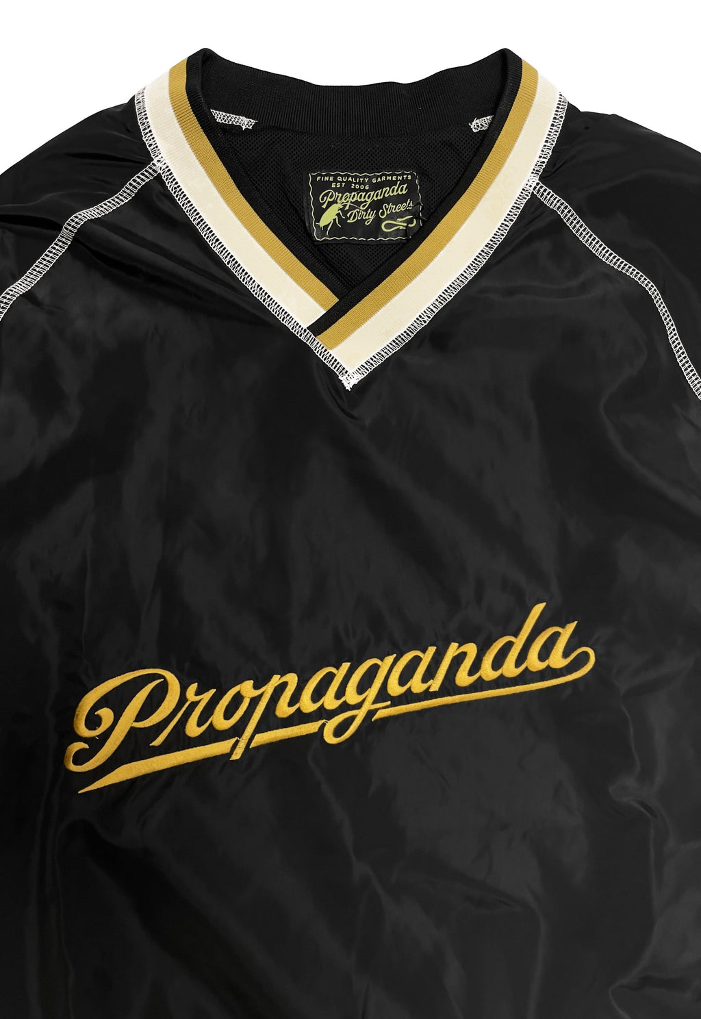 Propaganda Maglia V Neck Pullover Black Nero Uomo - 2