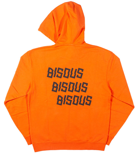 Bisous Felpa Bisous X3 Hoodie Puff Orange Uomo Arancione