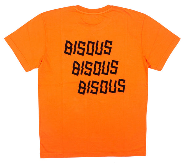 Bisous T-shirt Bisous x3 tee orange