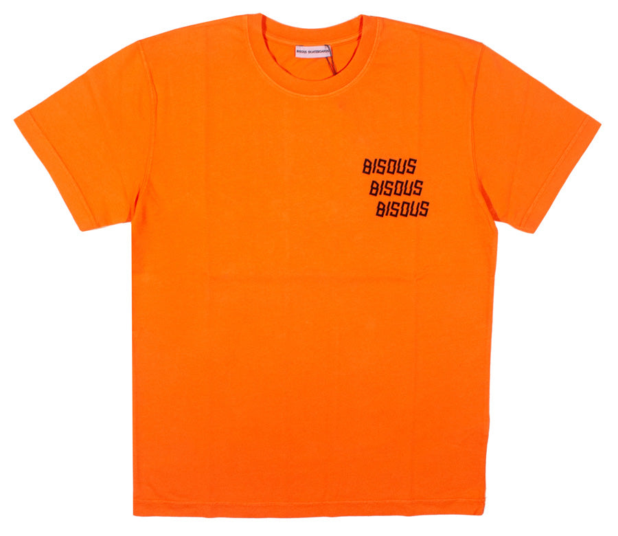Bisous T-shirt X3 Tee Orange Arancione Uomo - 2