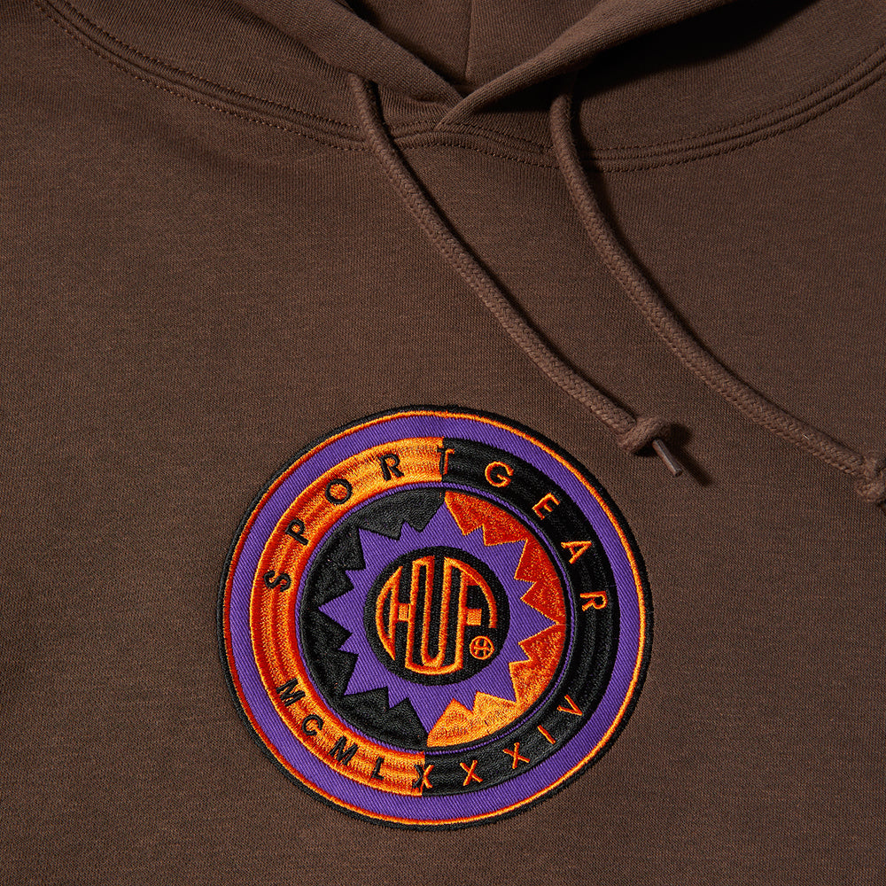 Huf Felpa Sun God P/o Hoodie Chocolate Marrone Uomo - 2