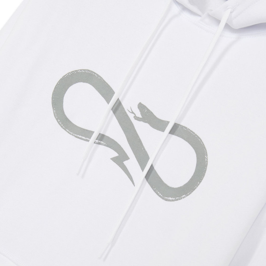 Propaganda Felpa Hoodie Logo White Bianco Uomo - 3