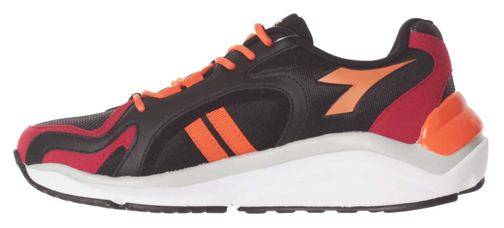 Diadora Scarpe Whizz 370 Black Orange Peel Nero Uomo - 2