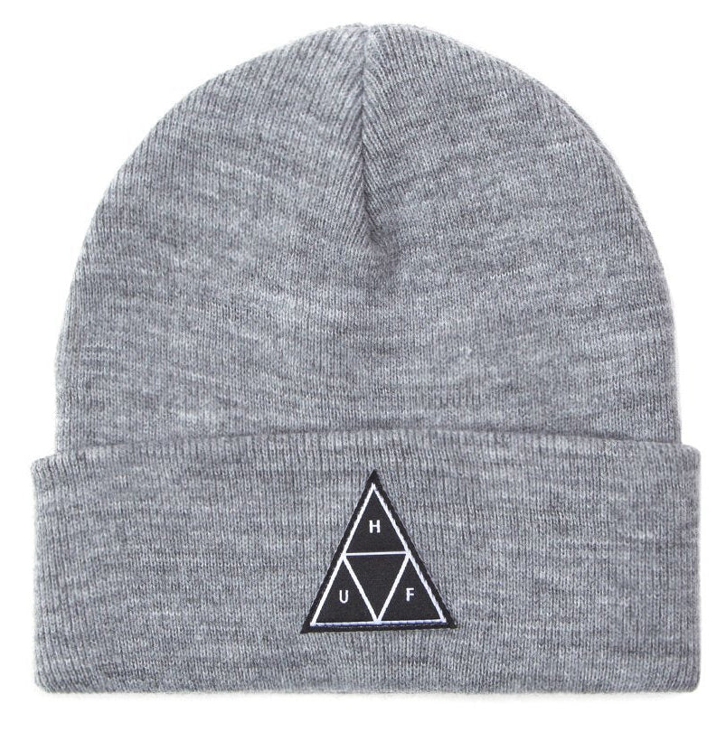 Huf Cuffia Essentials Tt Beanie Grey Heather Grigio Uomo - 1