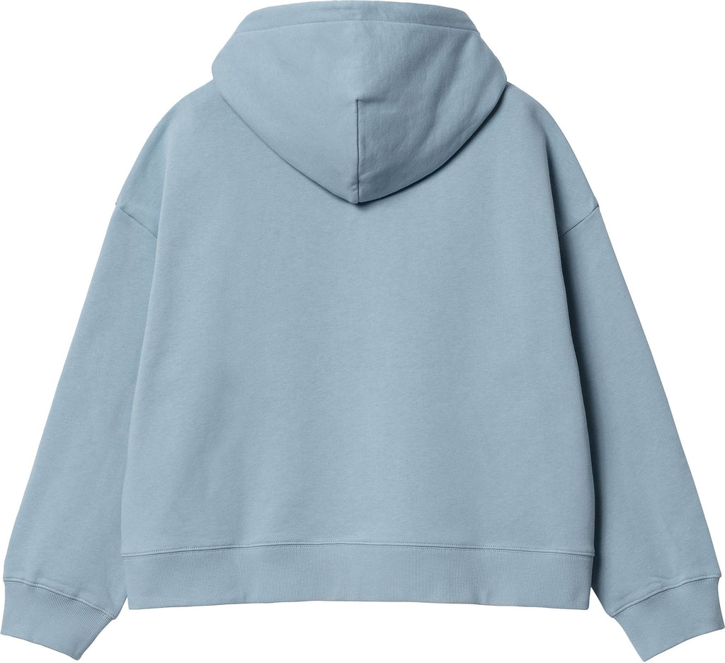 Carhartt Wip Felpa W Hooded Chester Sweatshirt Misty Sky Celeste Donna - 2