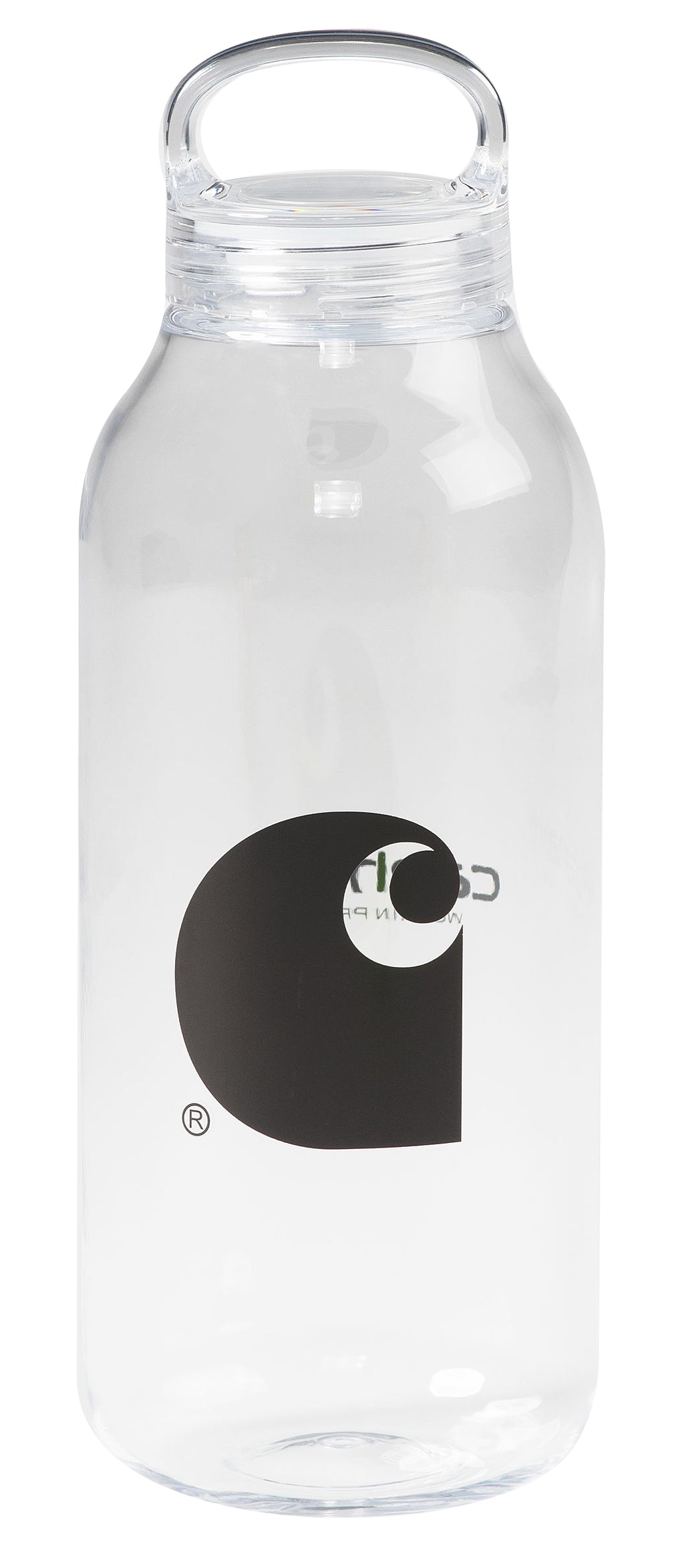 Carhartt Wip Bottiglia Logo Water Bottle Clear Uomo - 1
