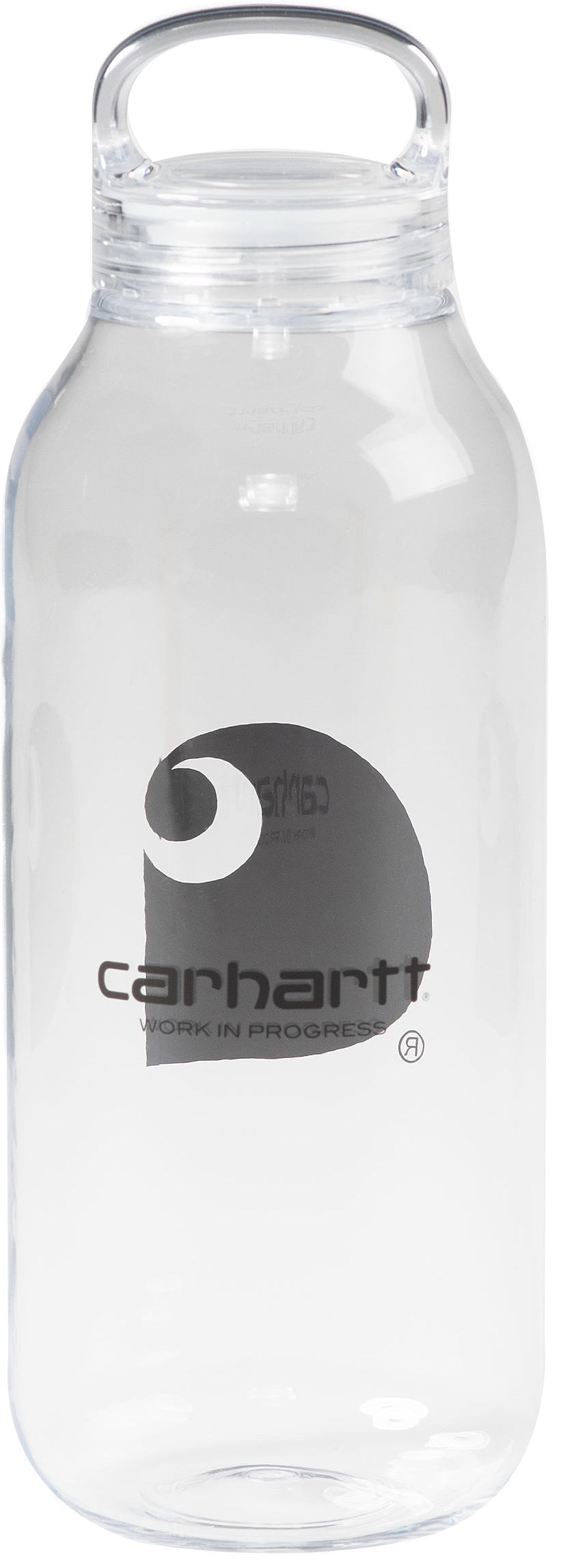 Carhartt Wip Bottiglia Logo Water Bottle Clear Uomo - 2