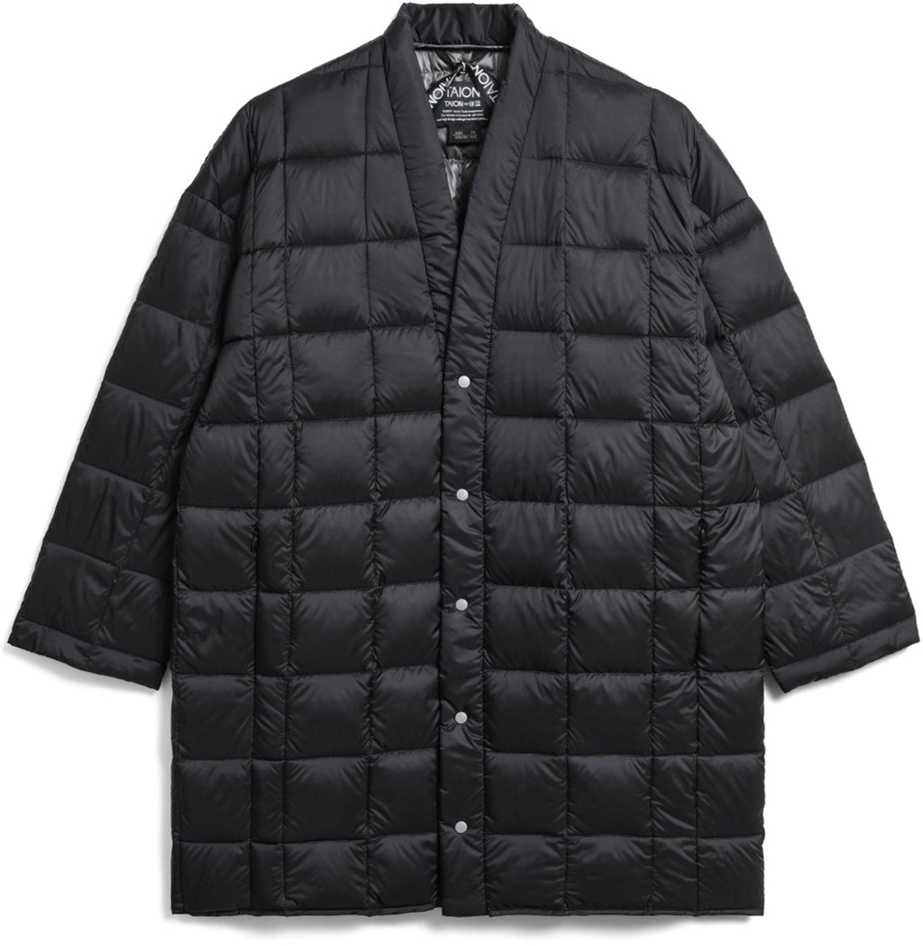 Taion Giacca Hanten Down Cardigan Black Charcoal Nero Uomo - 3