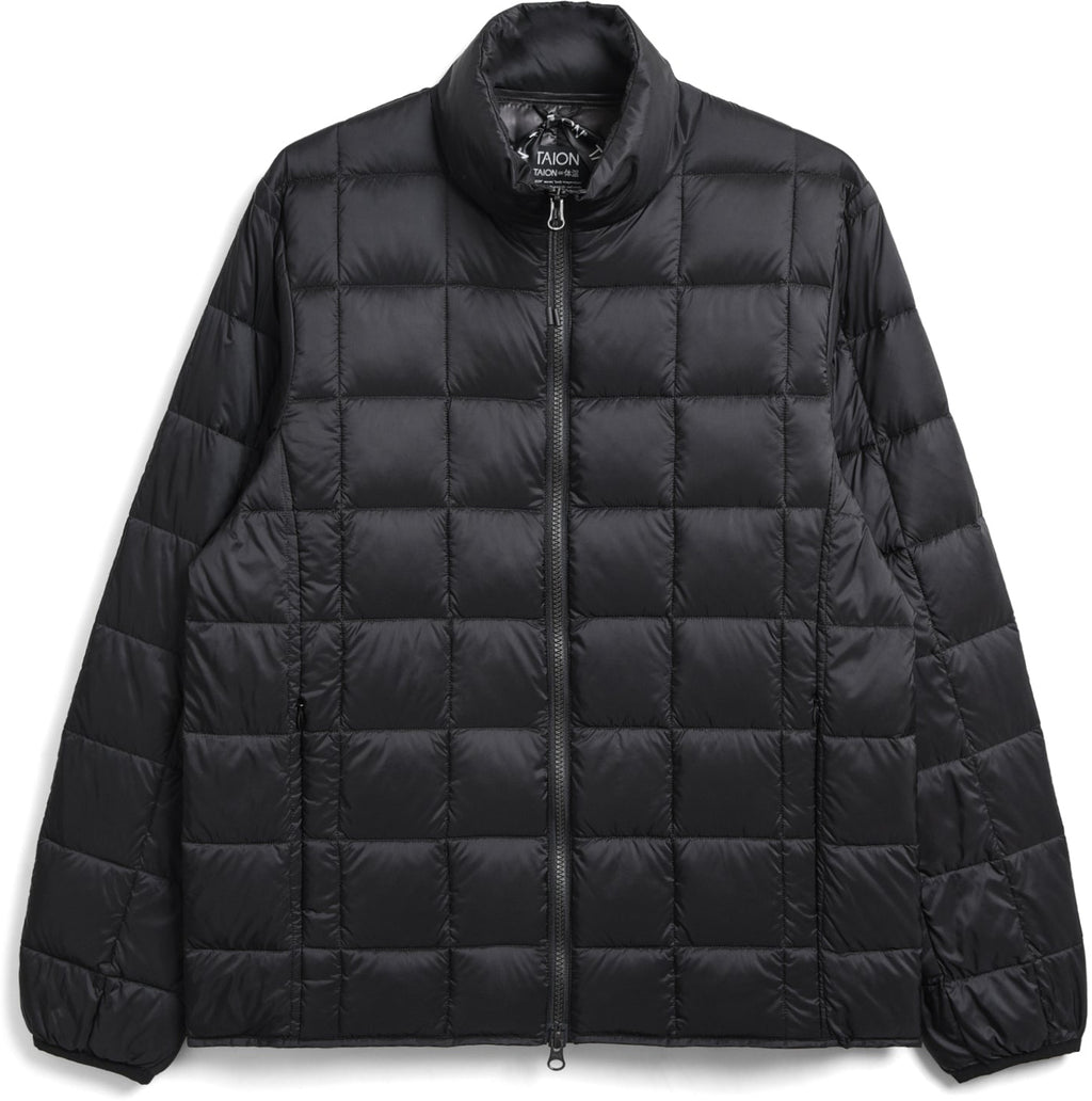 Taion Giacca Hi Neck W-zip Down Jacket Black Nero Uomo - 1