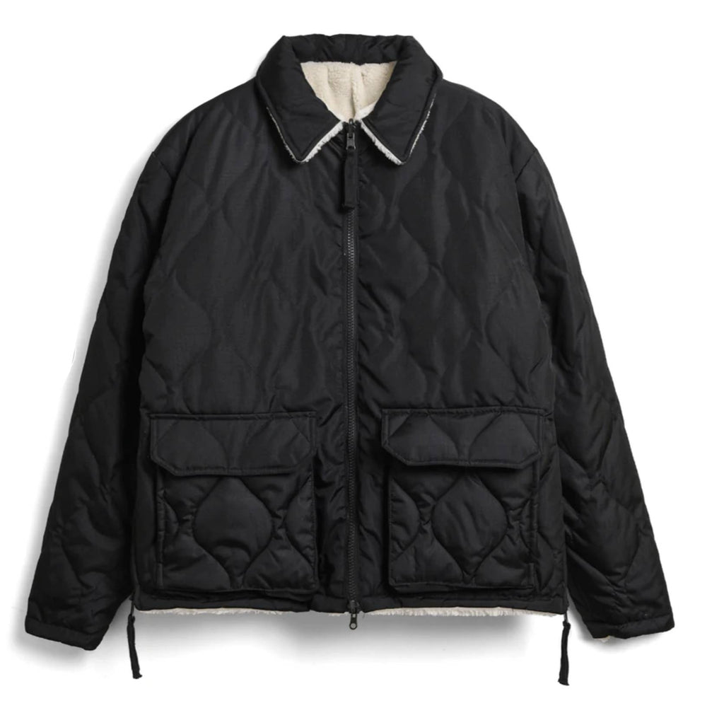 Taion Giacca Reversibile Military Down Jacket Black Cream Nero Uomo - 1