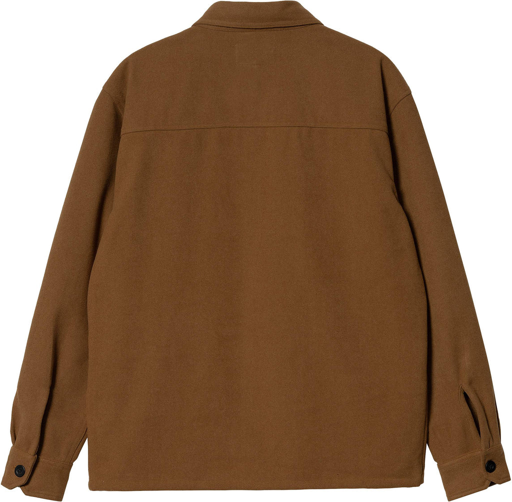 Carhartt Wip Camicia Wiston Shirt Jacket Hamilton Brown Marrone Uomo - 2