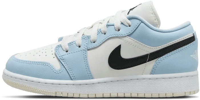 Jordan 1 Low Ice Blue Black Gs Celeste Donna - 3