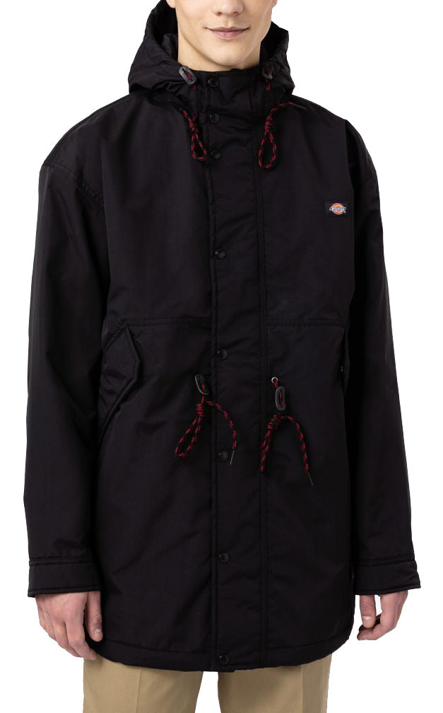 Dickies Giacca Glacier View Parka Black Nero Uomo ModeOn Streetwear