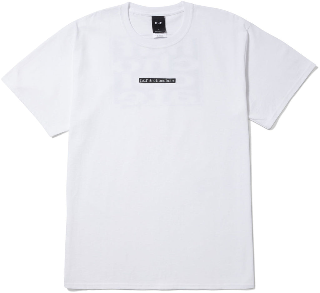 Huf X Chocolate T-shirt Southwood Tee White Bianco Uomo - 2