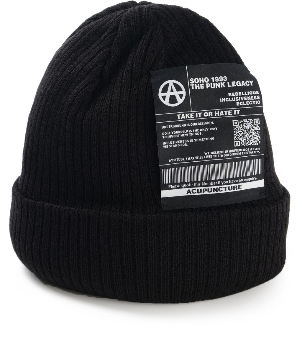 Acupuncture Cuffia Acu Beanie Black Nero Uomo - 1