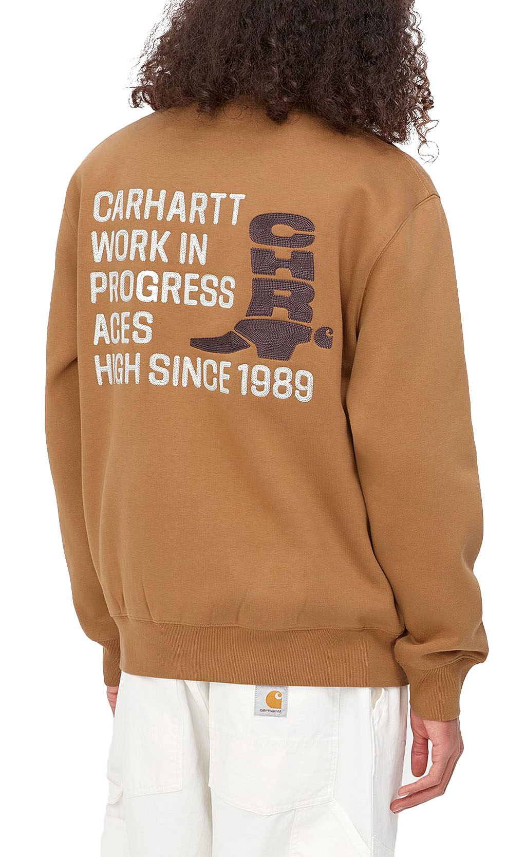 Carhartt Wip Felpa Boot Sweat Hamilton Brown Marrone Uomo - 3