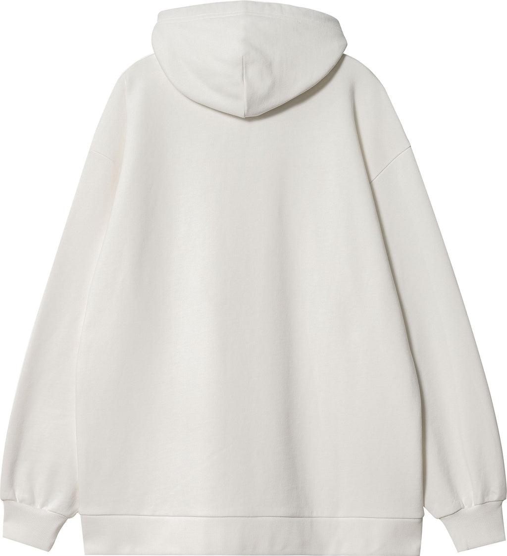Carhartt Wip Felpa W Hooded Grand Locker Sweat Wax Bianco Donna - 2